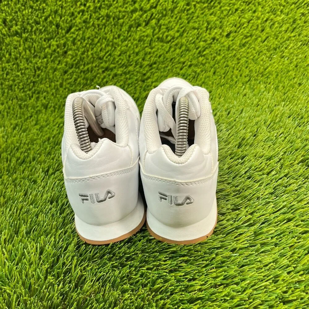 Fila Cress Limited Edition‎ Boys Size 6 White Walking Casual Shoes Sneakers